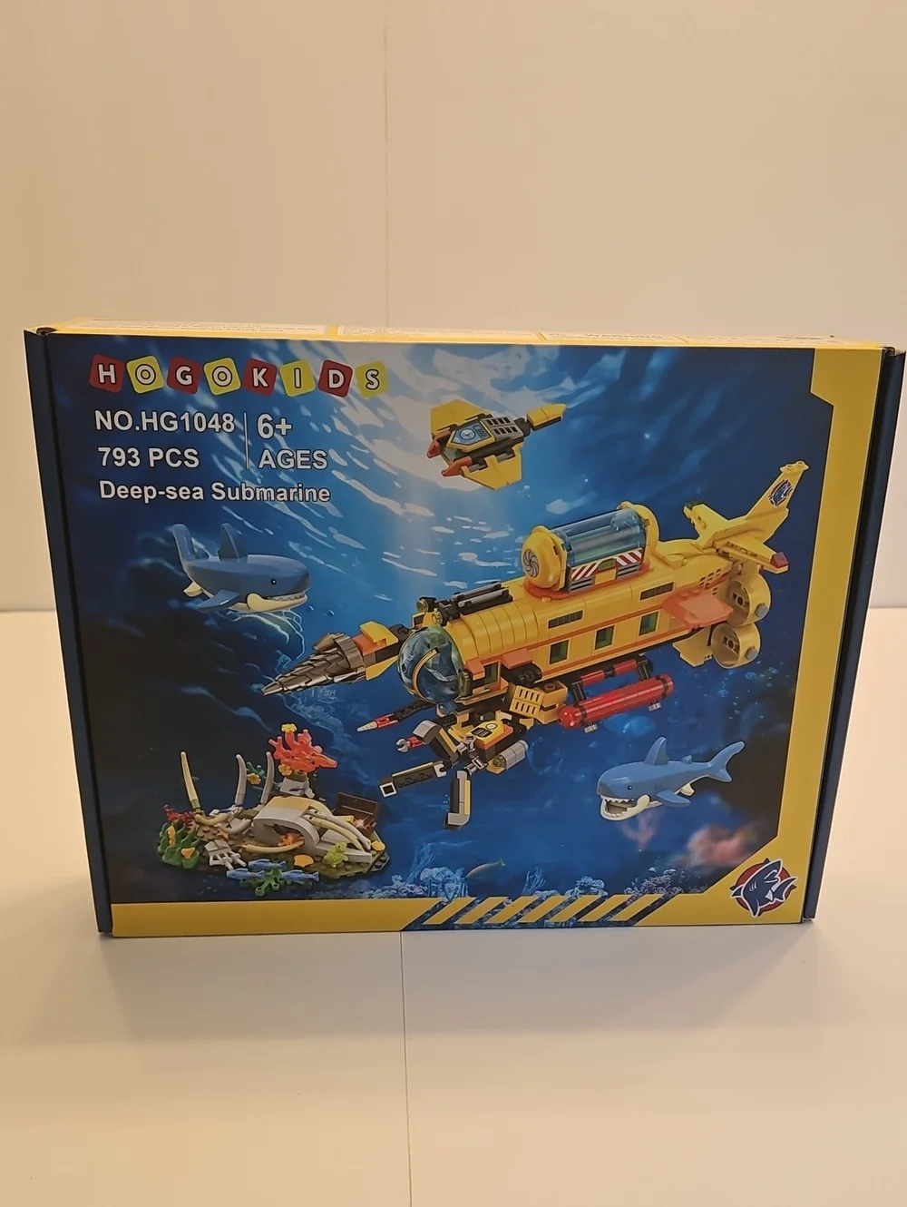 Hogokids Yellow Deep-Sea Submarine Building Set - 793 PCS 6+ GUC
